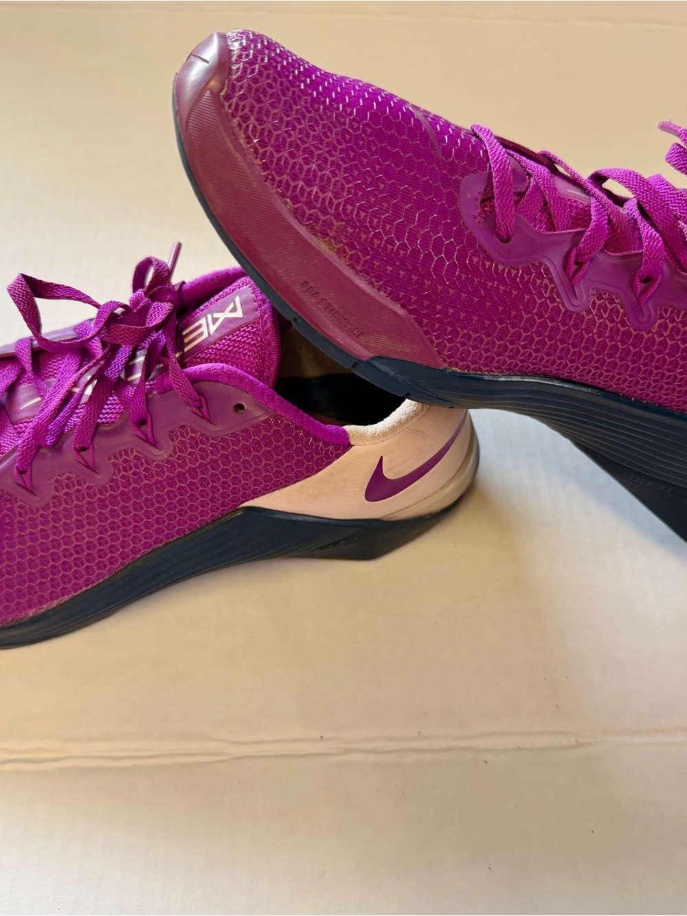 Nike Women’s Pink-Purple Mesh Training Sneakers